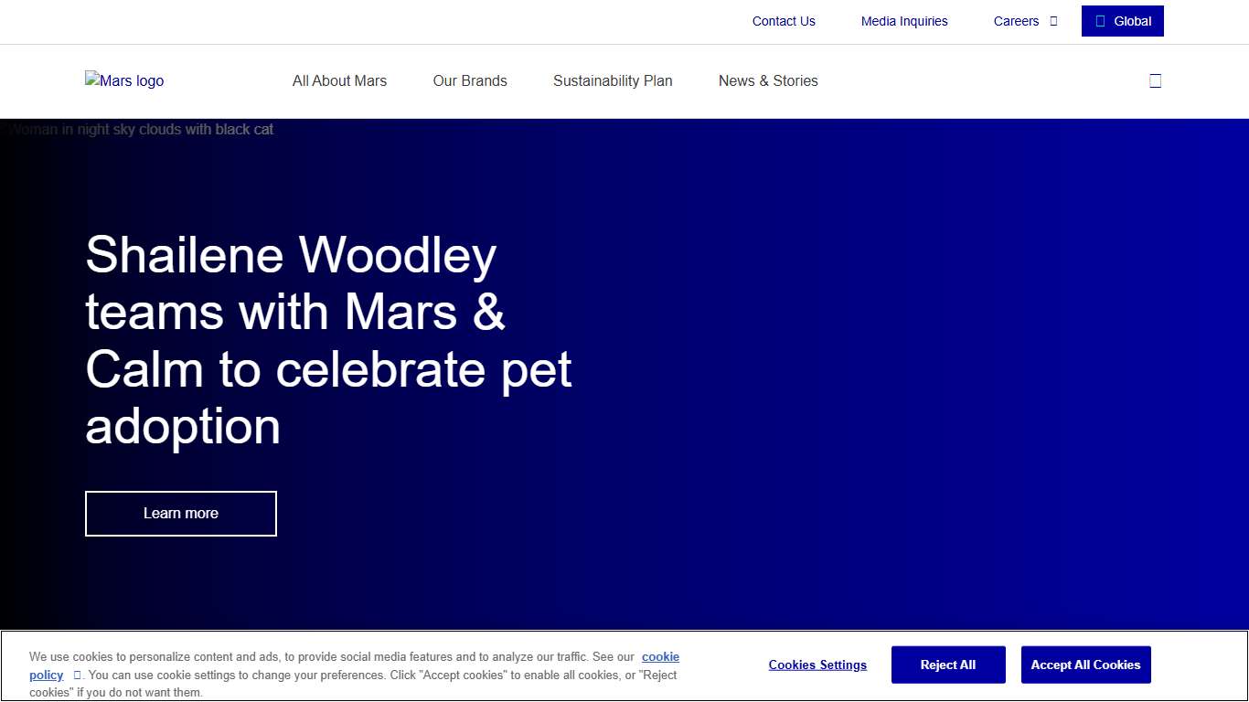 Global Petcare, Food & Nutrition, and Snacking Brands Mars, Incorporated