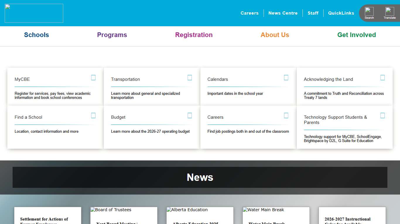 Homepage Calgary Board of Education